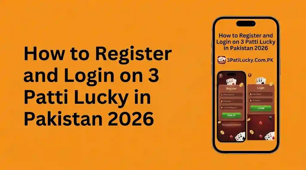 How to Register and Login on 3 Patti Lucky